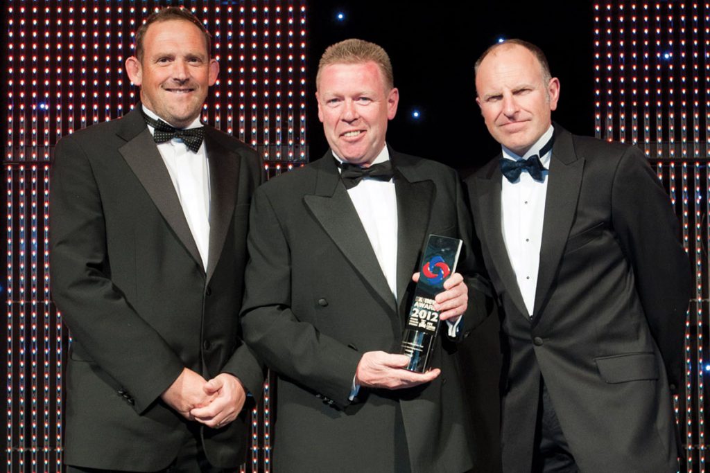 A.C. Wilgar wins "Domestic installer" of the year at H&V News Awards 2012 with Billy Wilgar